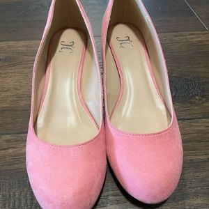 Journee Collection Women’s Wedge in Pink size 8